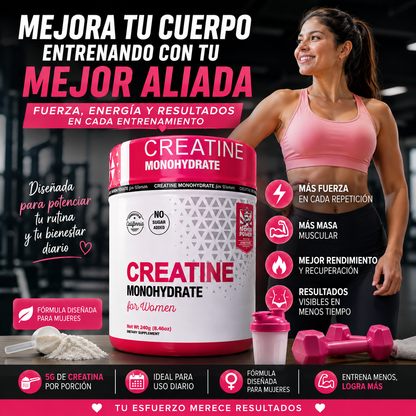 CREATINE MONOHYDRATE FOR WOMEN